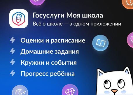 Госуслуги. Моя школа.